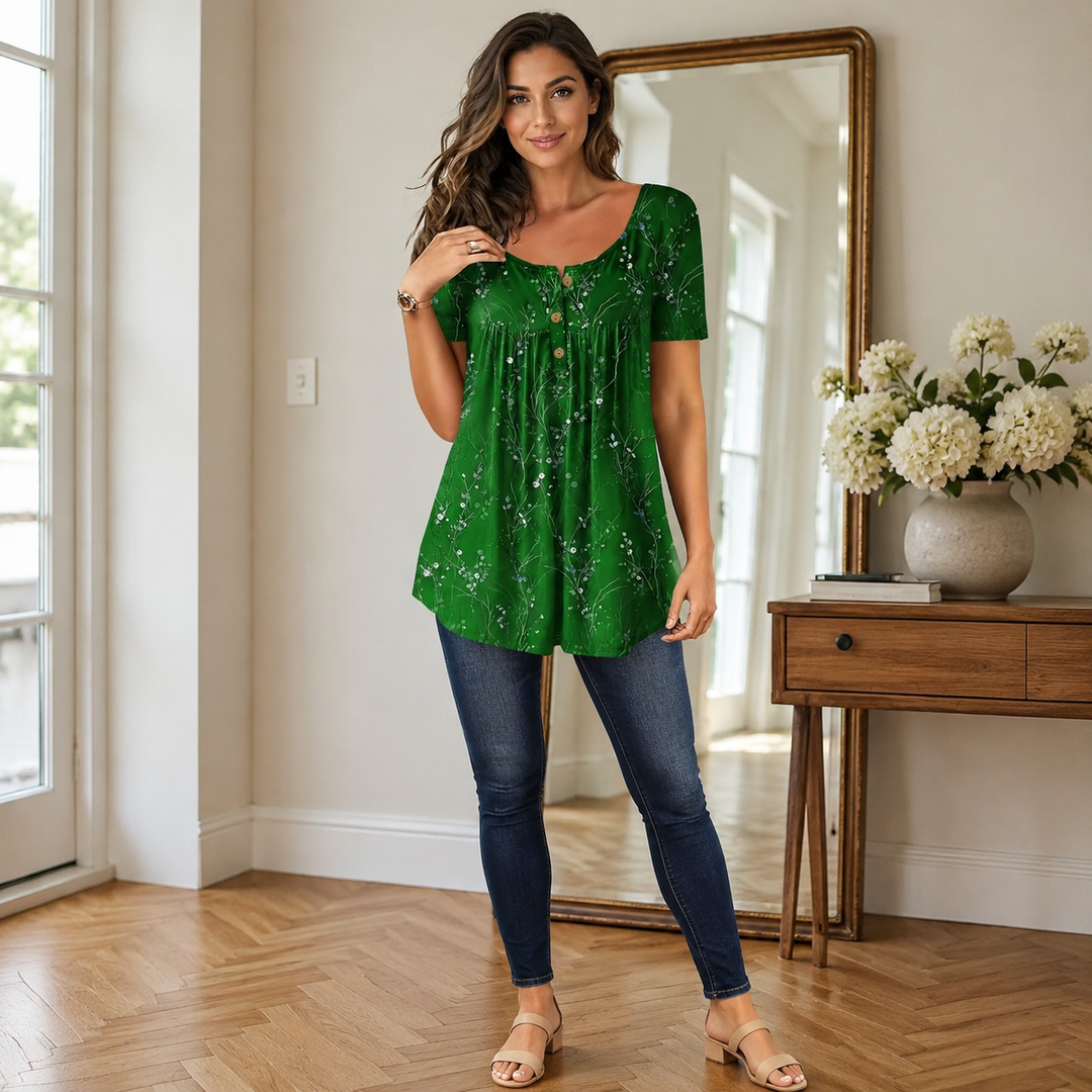 Lunalia™ – Flowy Floral Tunic for Everyday