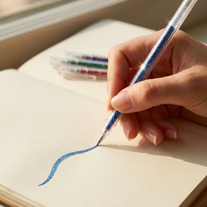 Glintara™ – Shimmering Glitter Gel Pen Set
