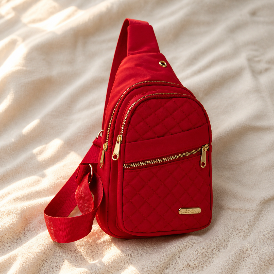 Velora™ – Quilted Crossbody Sling Bag