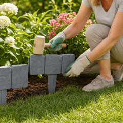 Lawnframe™ – Hammer-In Stone Garden Edging