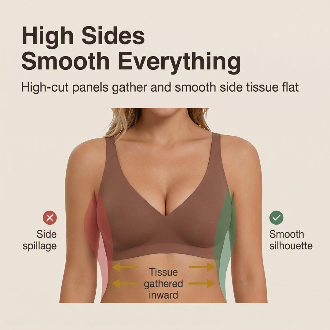 Veluna™ – Seamless Deep V Wireless Lift Bra