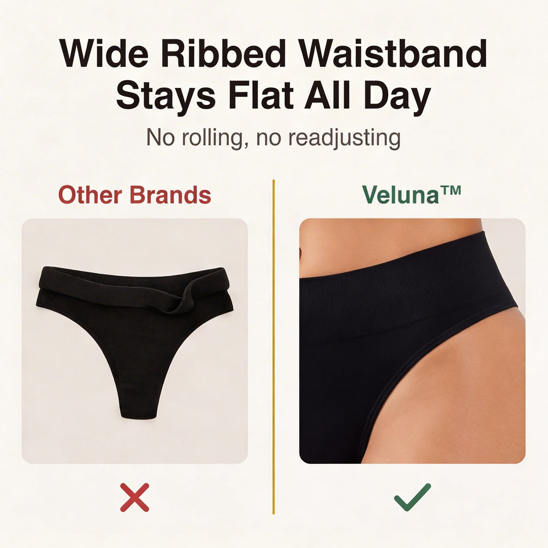 Veluna™ – Seamless Cotton Sport Thong (8 Pack)