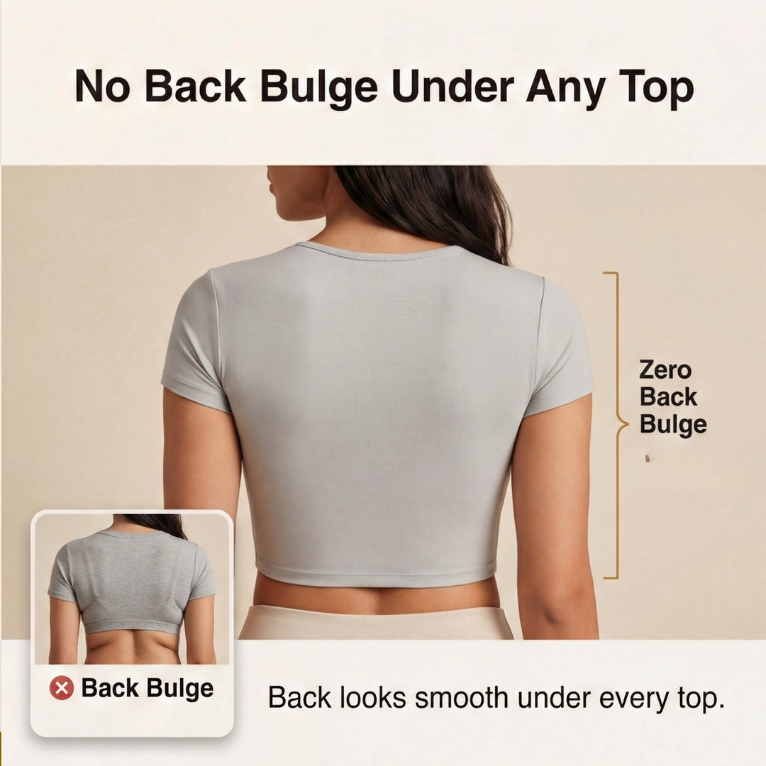 Veluna™ – Seamless Wireless Deep V Comfort Bra