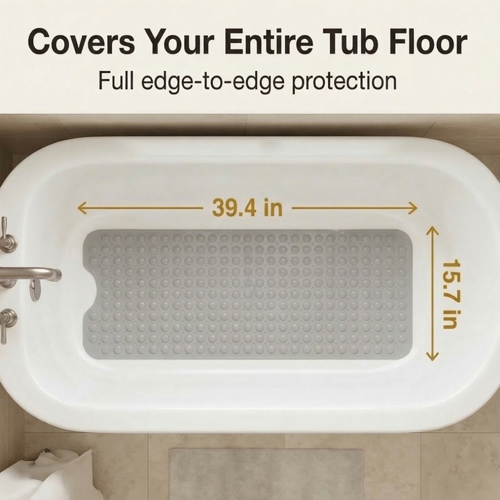 Steddi™ – Full Length Suction Grip Bath Mat