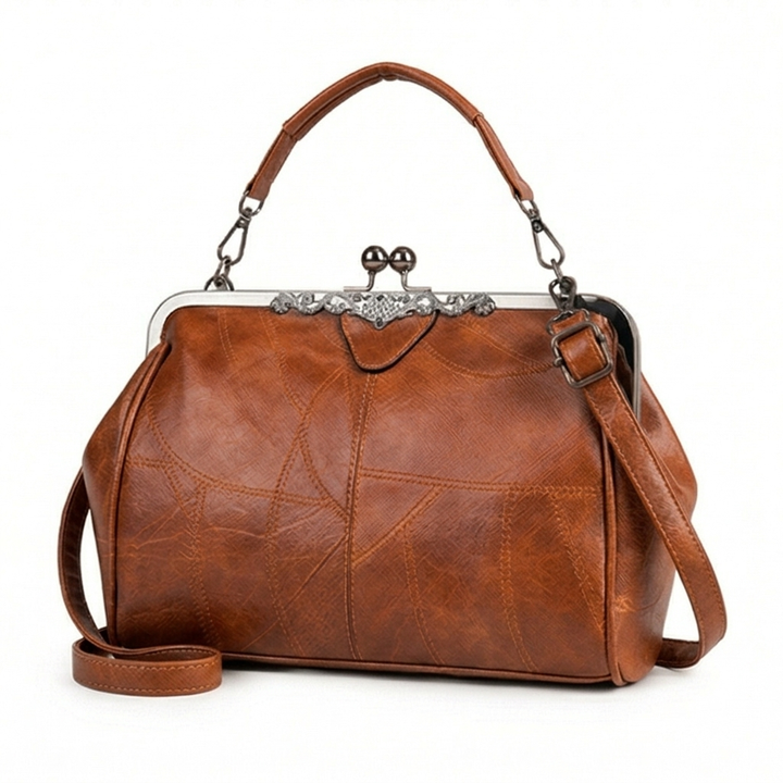 Bellora™ – Vintage Kiss Lock Handbag