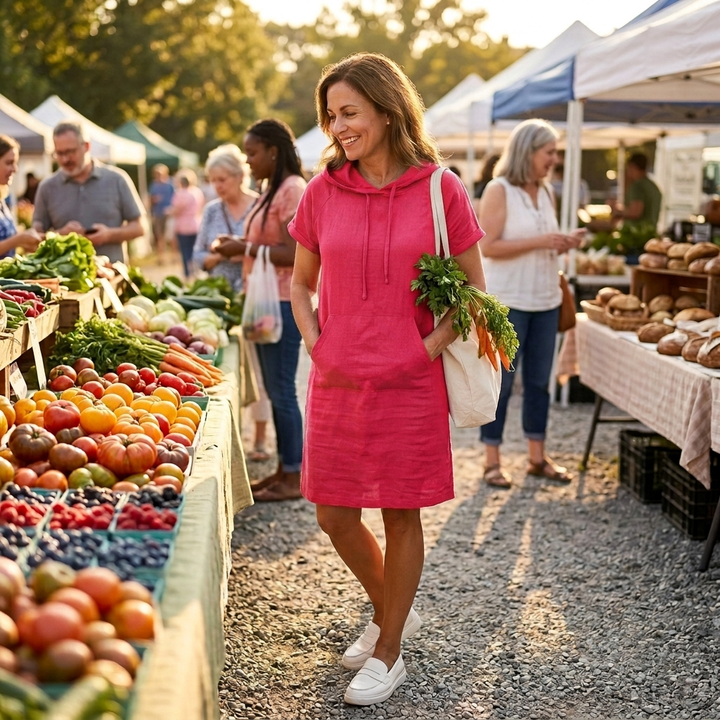 Driftday™ – Everyday Comfort Hoodie Dress