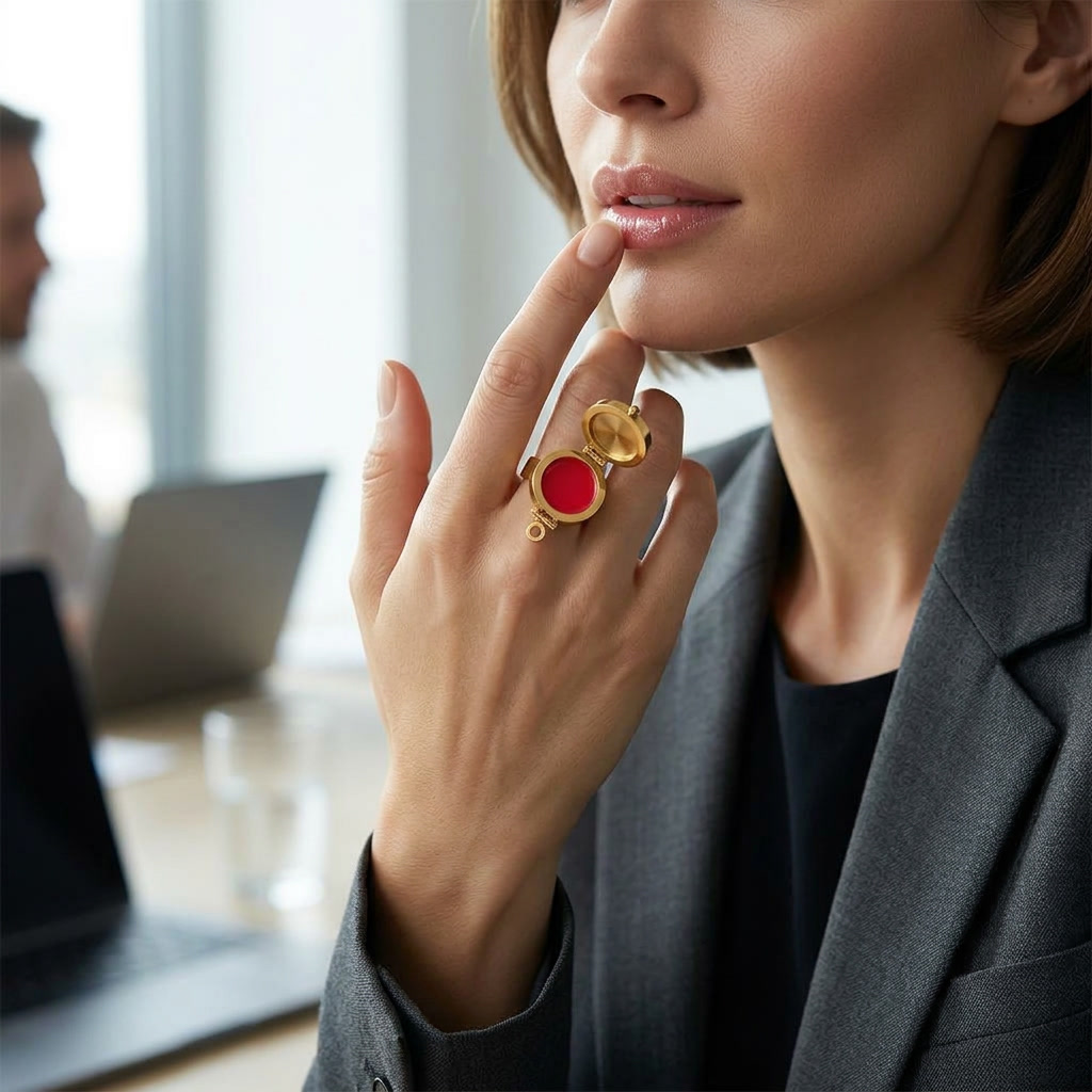 Perlina™ – Wearable Lip Balm Ring