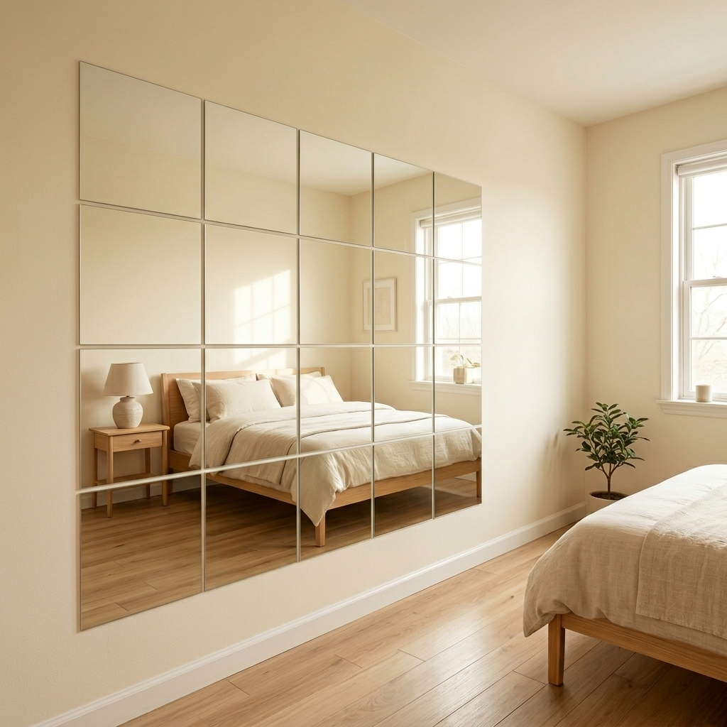 Clearvue™ – Shatterproof Full Length Wall Mirror Tiles