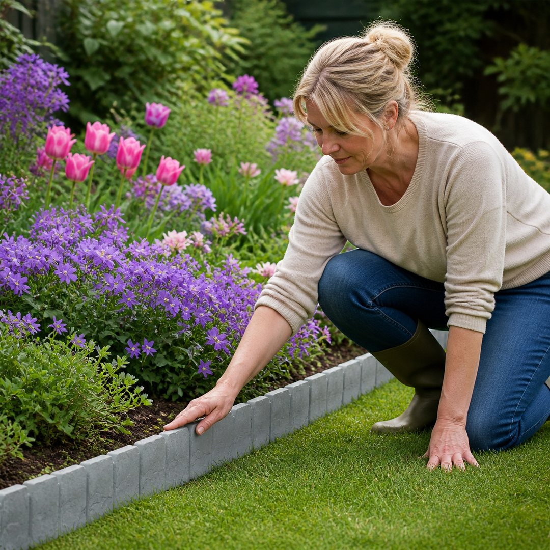 Stonelay™ – Stone-Effect Garden Edging that Taps In