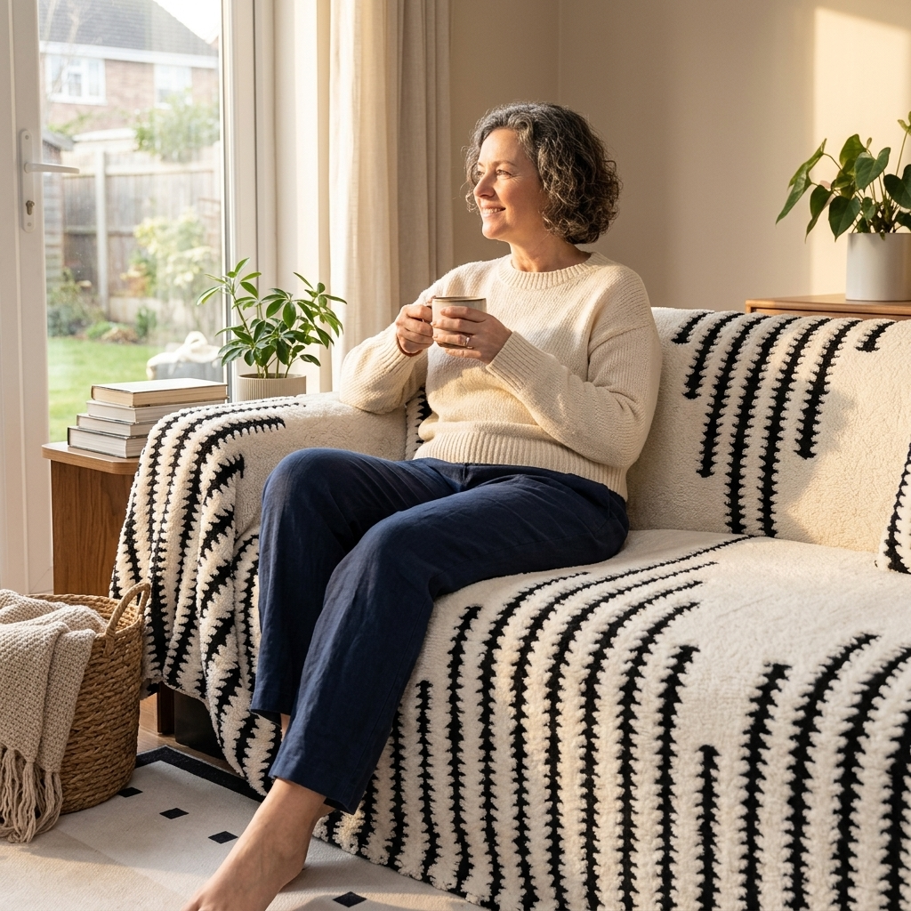 Velura™ – Non-Slip Plush Couch Cover