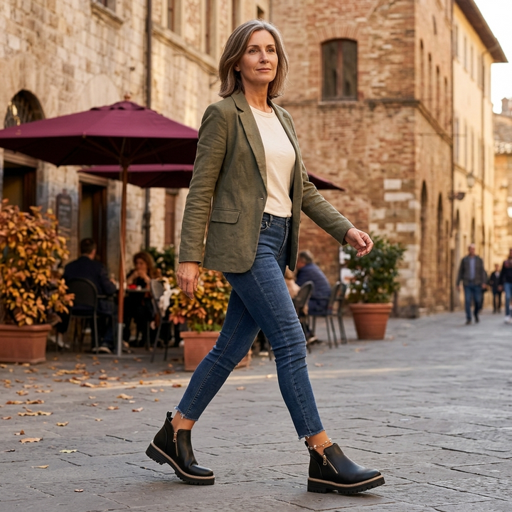 Strida™ – Cushioned Platform Ankle Boots