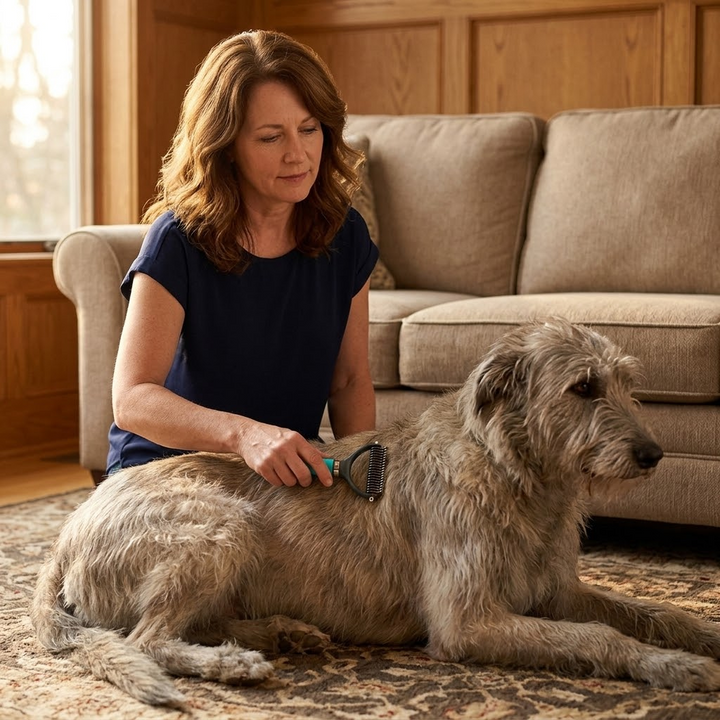 PetGroom™ – Double-Sided Dematting Brush for Dogs and Cats