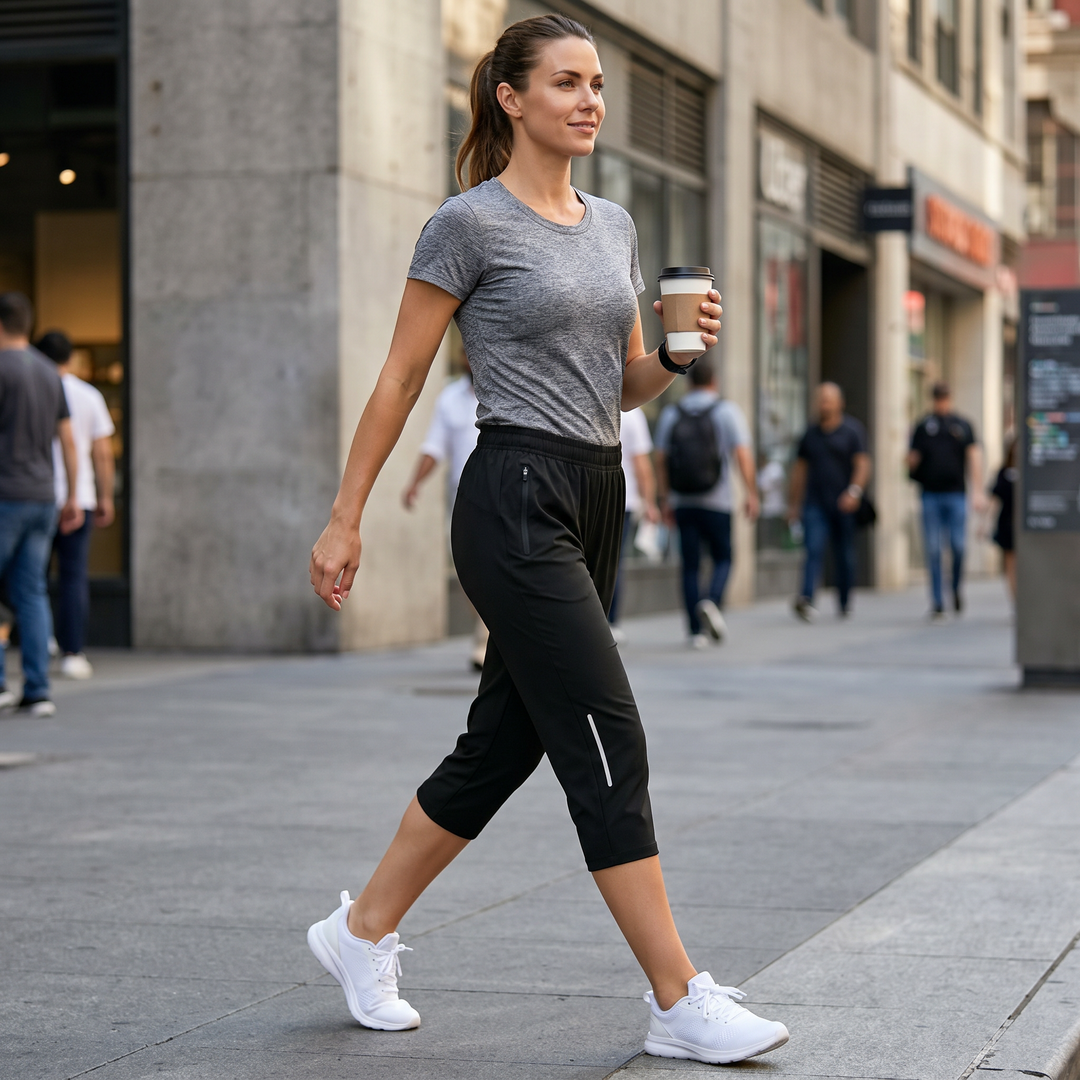 Movella™ – Stretch-Fit Capri Pants with Zip Pockets