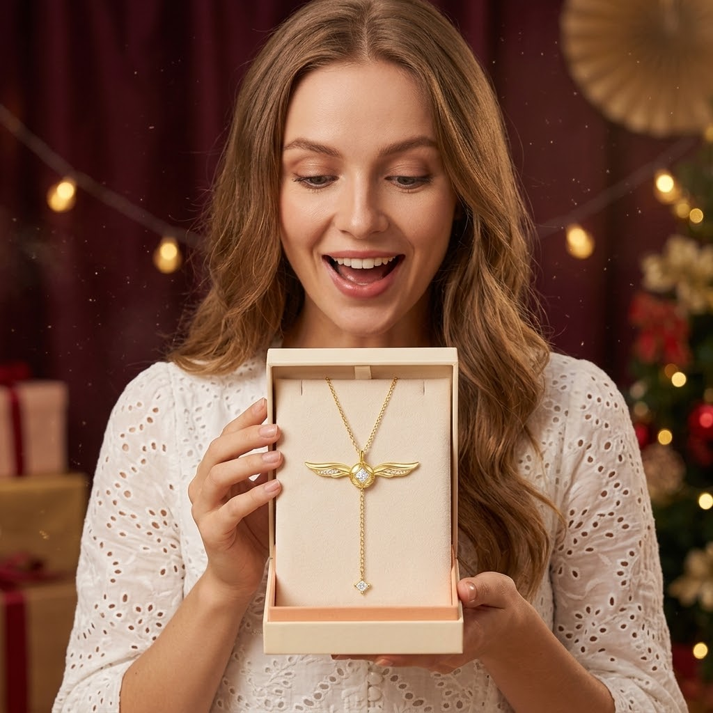 Veloisse™ – Winged Lariat Pendant Necklace