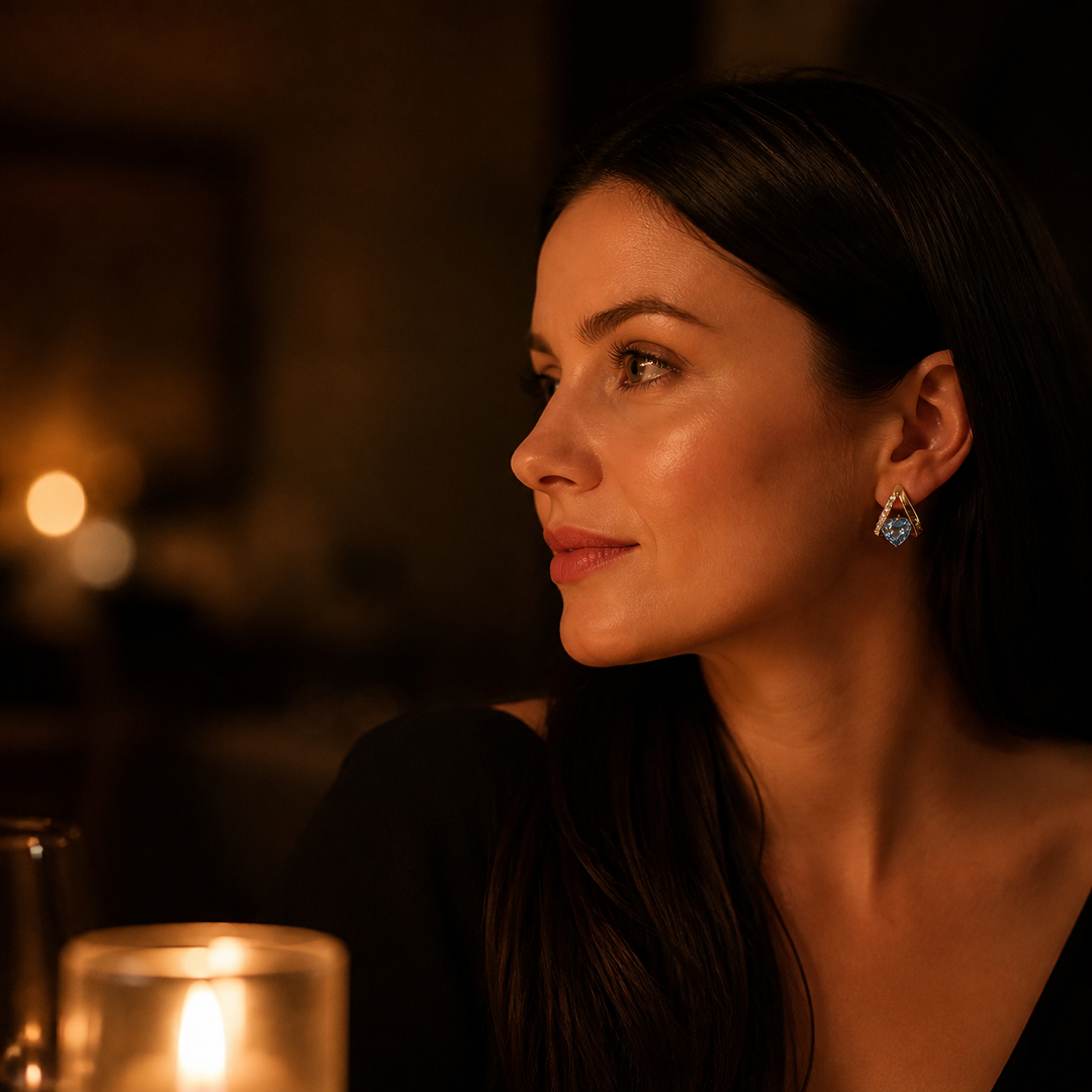Lunavia™ – V-Frame Heart Earrings