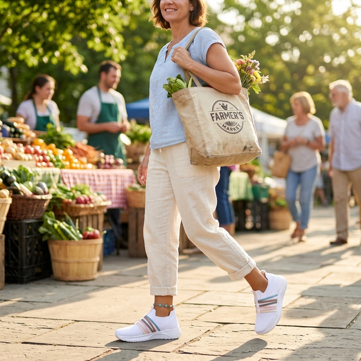 Steplia™ – Breathable Mesh Slip On Sneakers