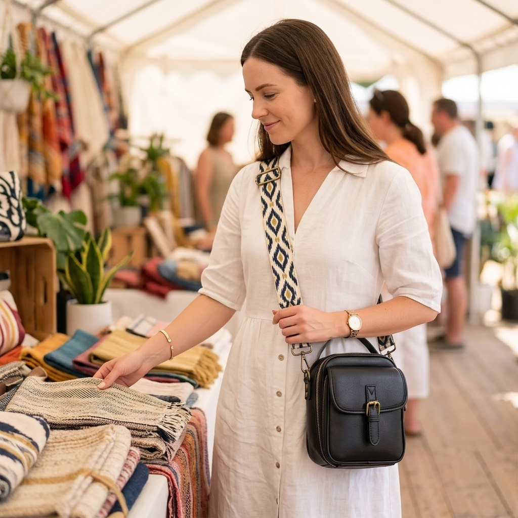 Carryn™ – Organized Crossbody Bag with Card Slots