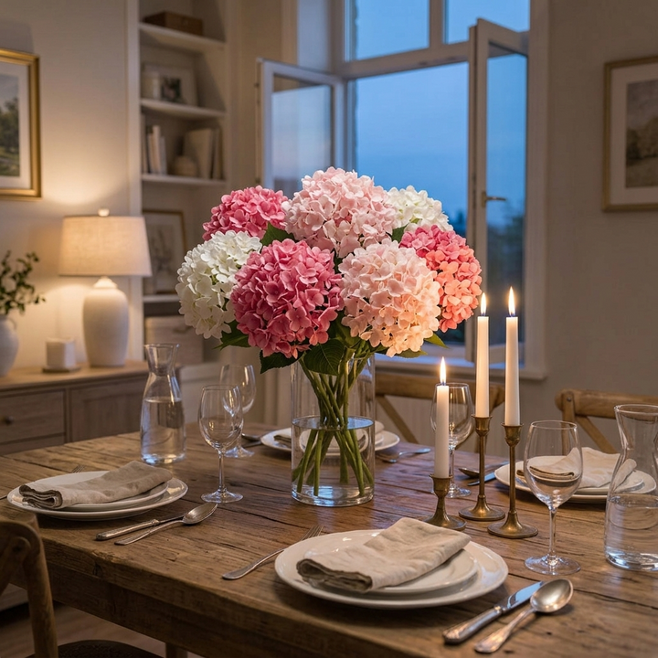 Bloomvera™ Realistic Silk Hydrangea Bouquet