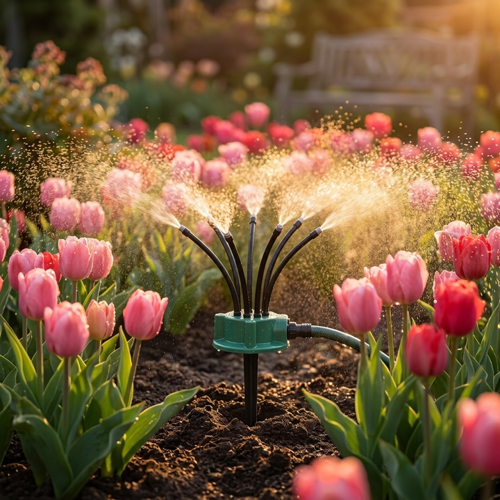 Aquava™ – 360° Multi Arm Garden Sprinkler