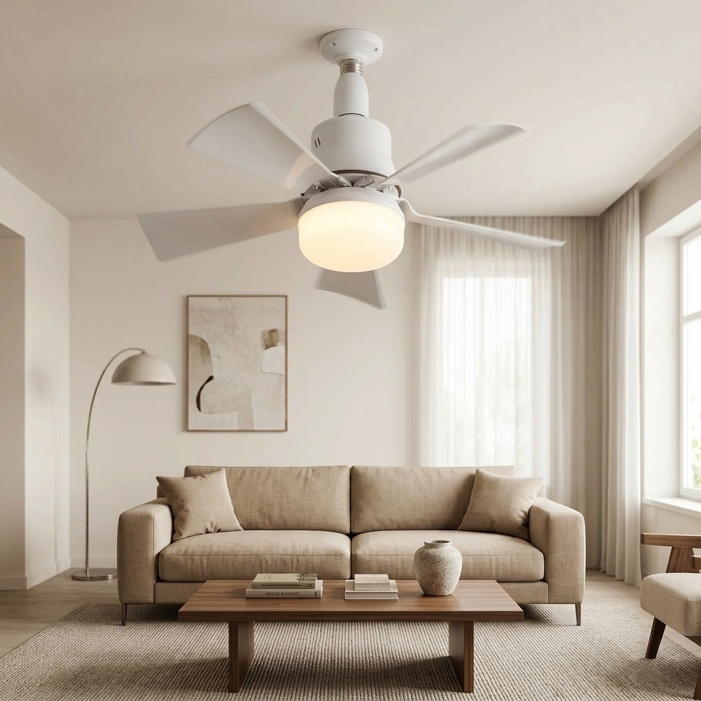 Socketcool™ Screw-in Ceiling Fan with LED Light & Remote