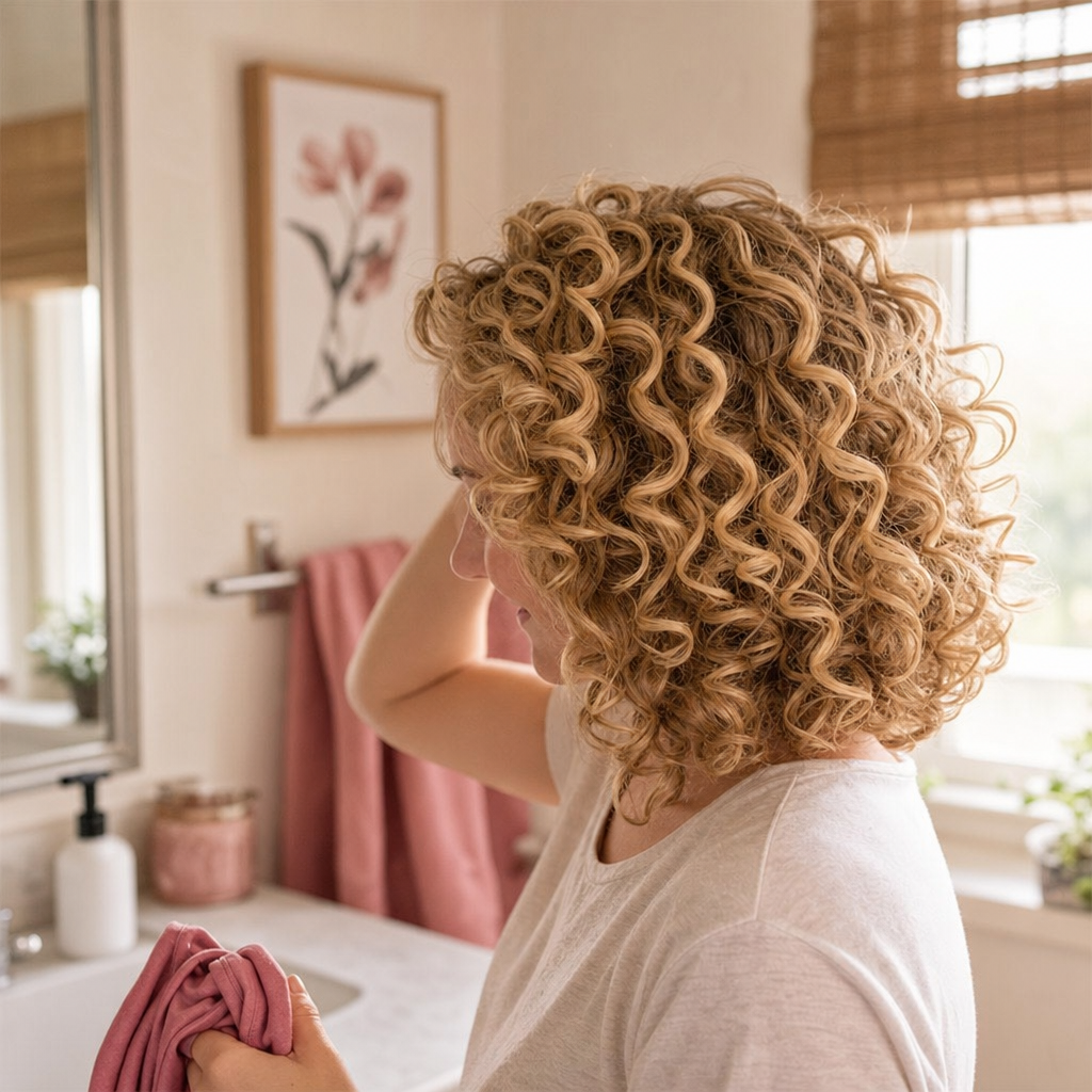 Curlova™ Anti-Frizz Hair Wrap for Defined Curls