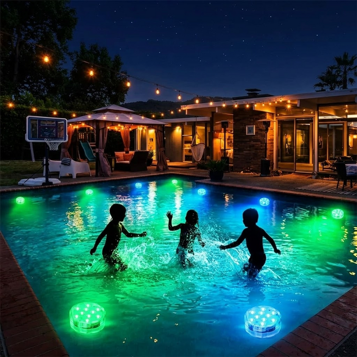 LumaGlow™ – Submersible Pool Light with Remote
