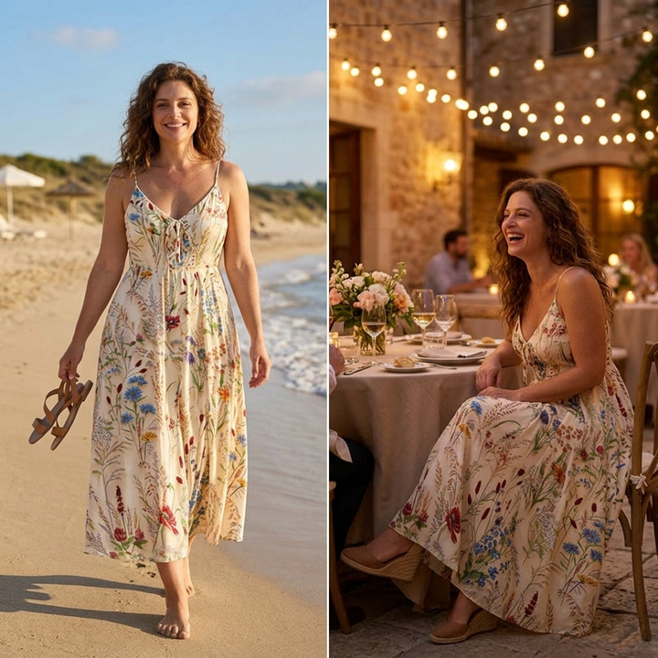 Floressa™ – Wildflower A Line Midi Sundress
