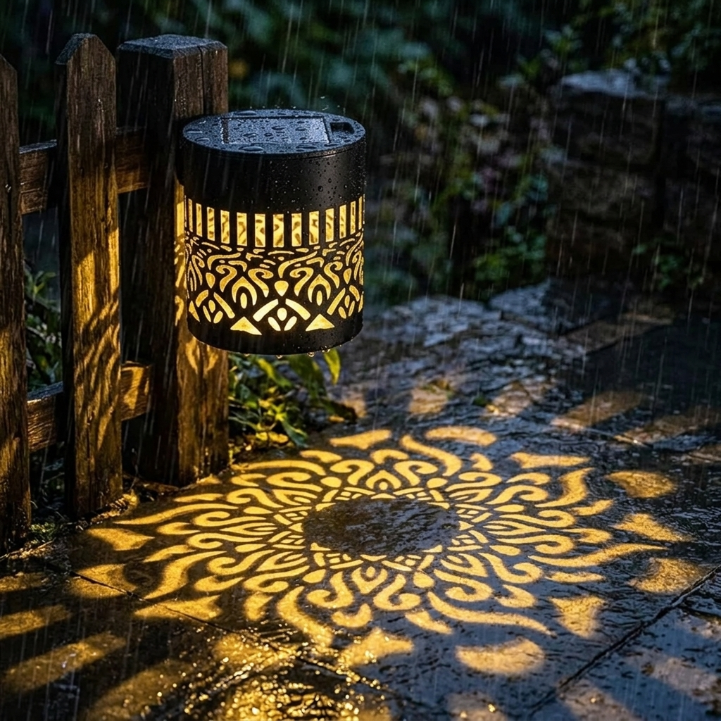 Solmara™ Solar Mandala Projector Light