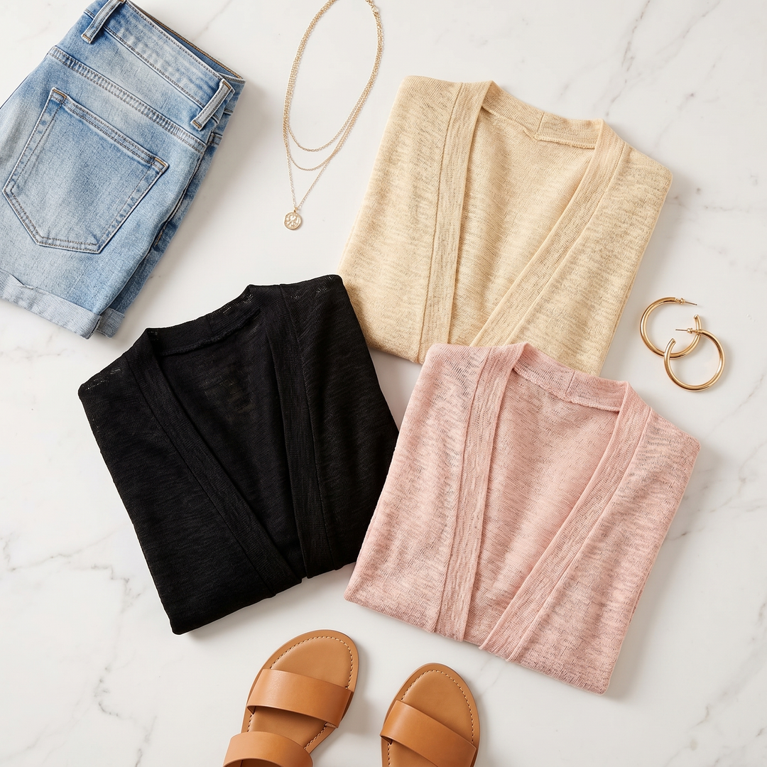 Sundrape™ – Breezy Open Summer Cardigan