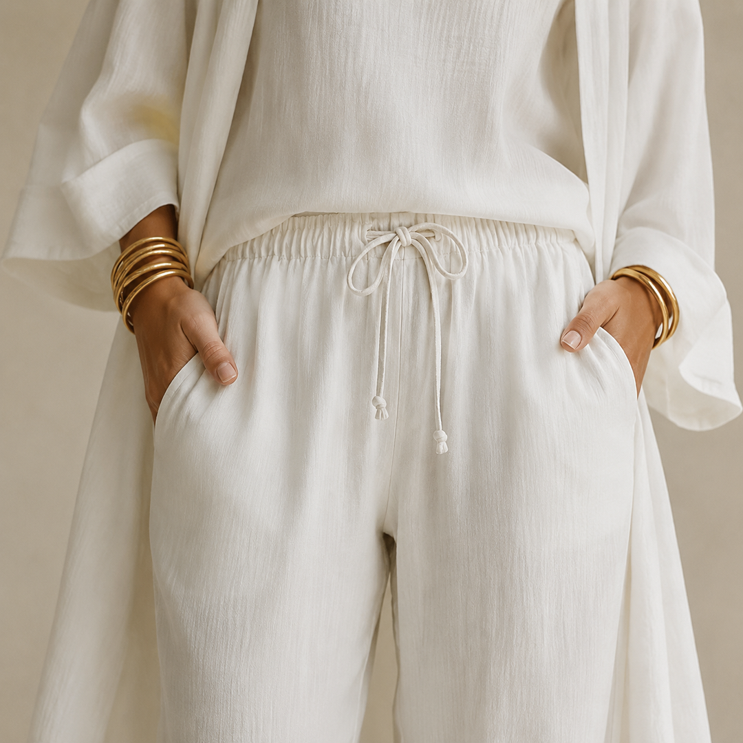 Eloria™ - Elegant 3-Piece Loungewear Set for Effortless Style