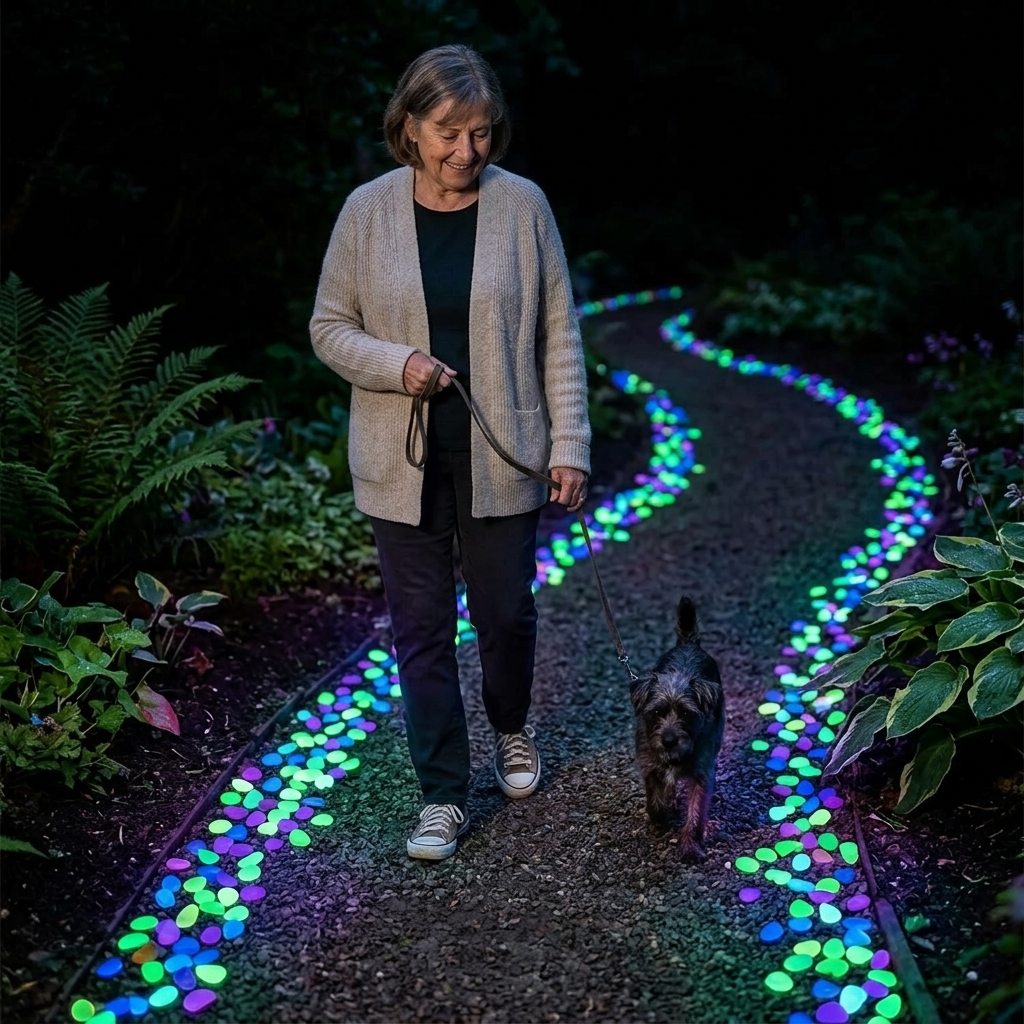 Lumara™ – Glow in the Dark Garden Stones