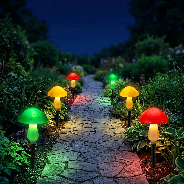 Glowvara™ Solar Mushroom Lights for Magical Garden Paths