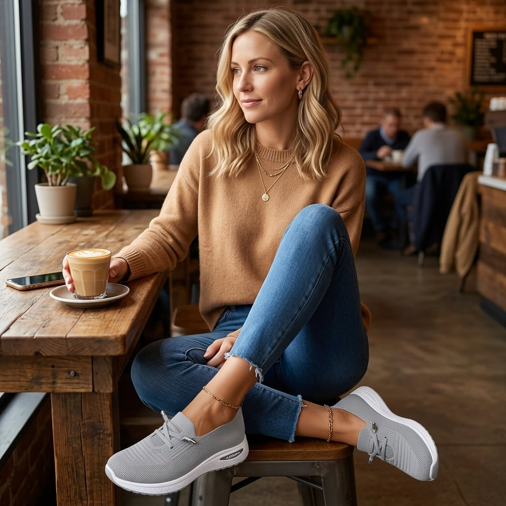 Strideflow™ – Lightweight Mesh Slip-On Sneakers