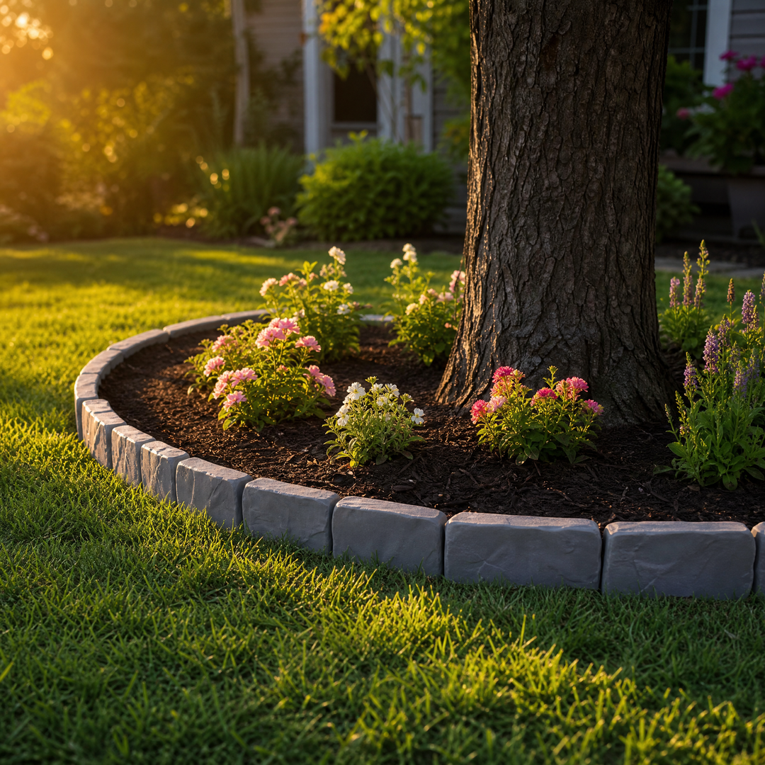 Lawnframe™ – Hammer-In Stone Garden Edging