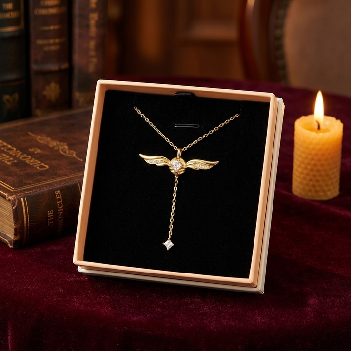 Veloisse™ – Winged Lariat Pendant Necklace