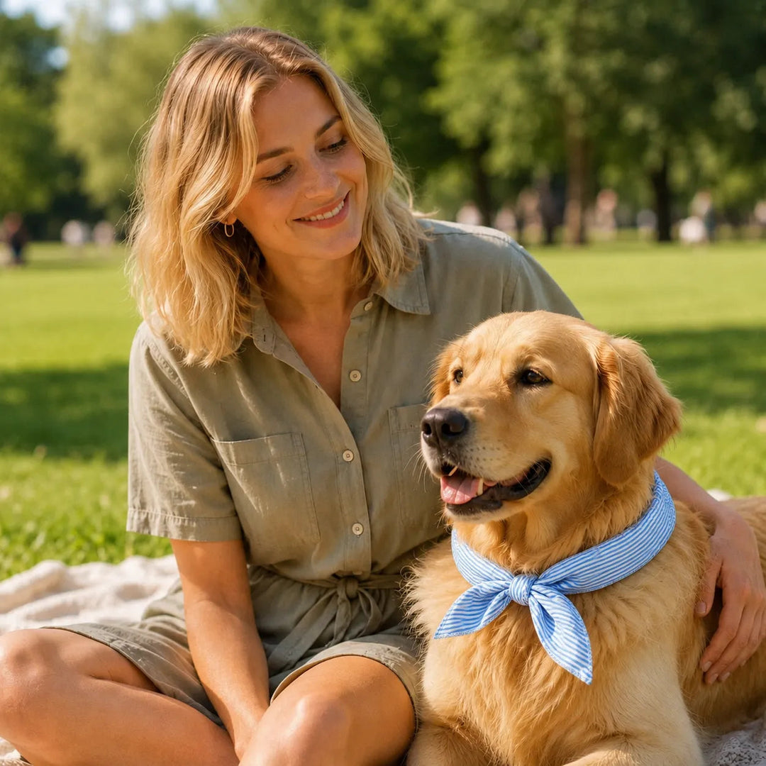 Coolpup – Reusable Cooling Bandana for Dogs, No-Freezer Summer Neck Wrap