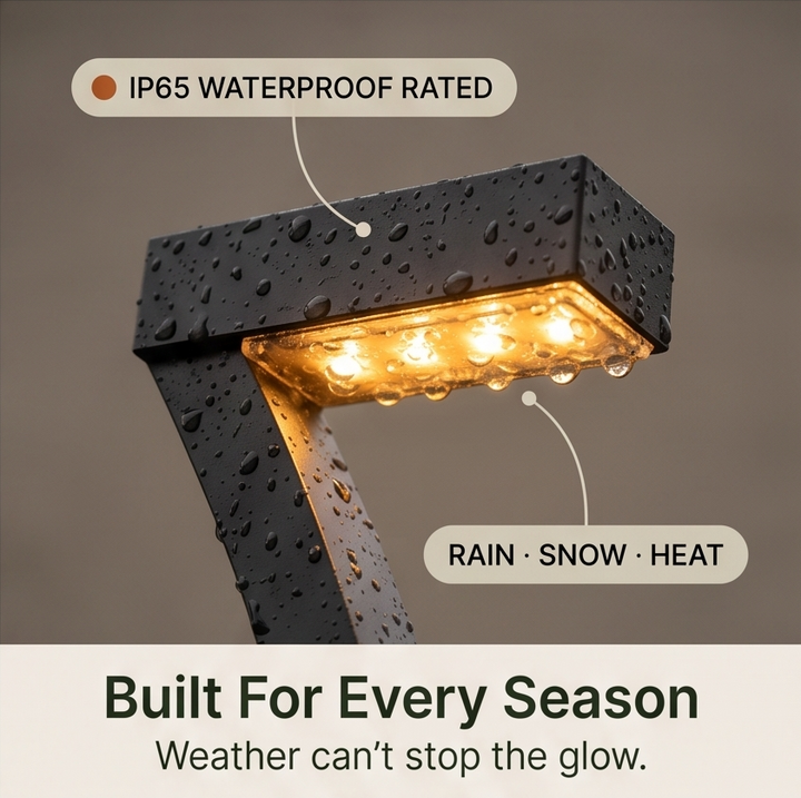 Lumenly™ – Sculptural Solar Pathway Lights (Set of 4)