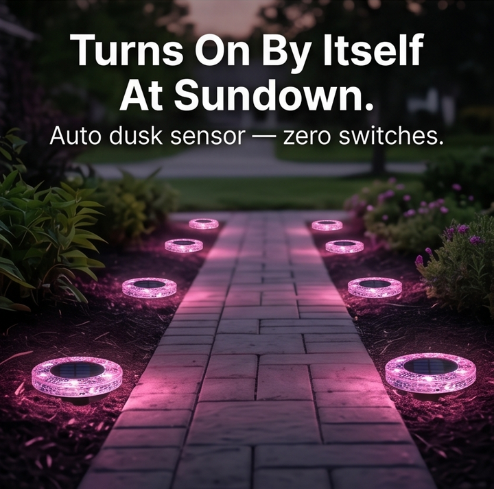 Glowmara™ – Decorative Mosaic Solar Path Lights
