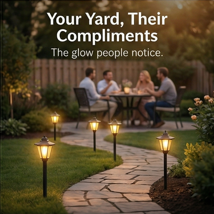 Lumivera™ – Vintage Hexagonal Solar Garden Light