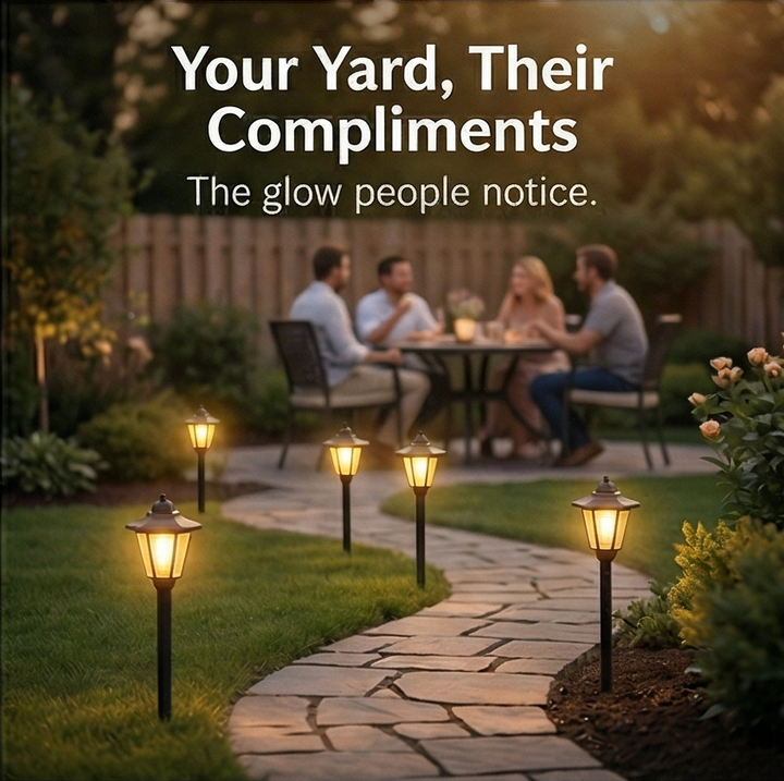 Lumivera™ – Vintage Hexagonal Solar Garden Light