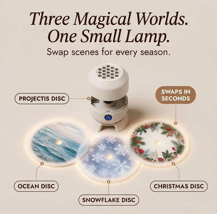 Lumora™ – Ocean & Holiday Ceiling Projector Lamp