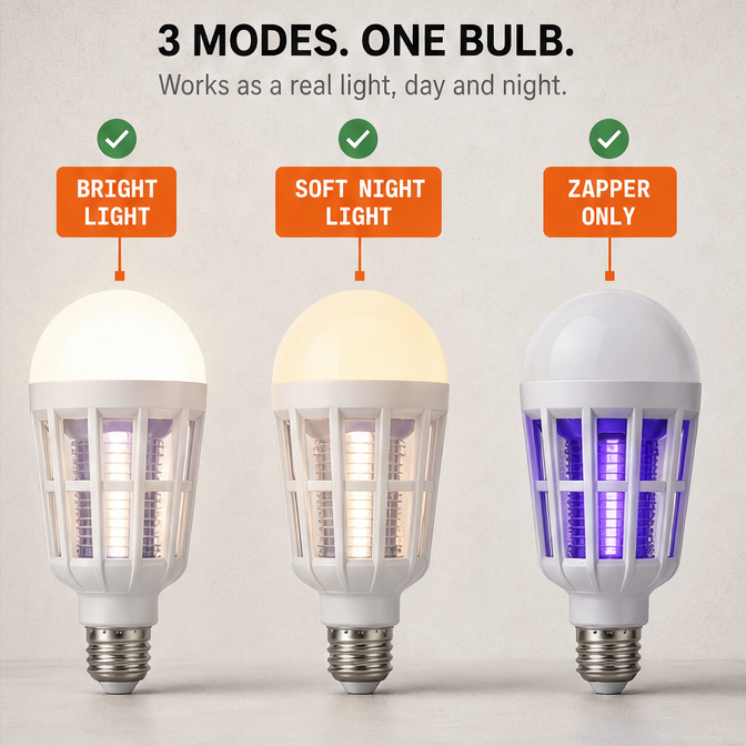 Lumora™ – UV Mosquito Killer Bulb (2 Pack)