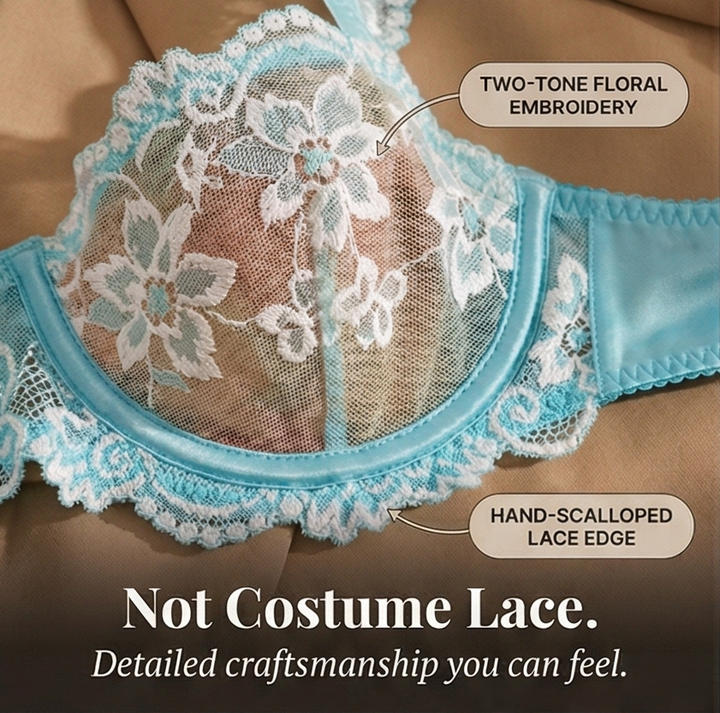 Lunaveil™ – Floral Lace Bra and Panty Set