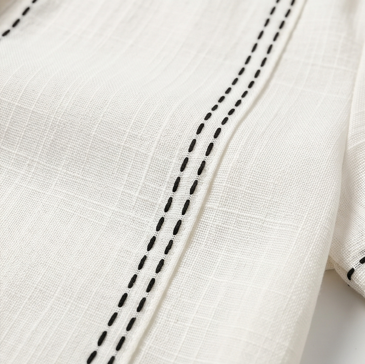 Lunavia™ – Stitched Henley Top