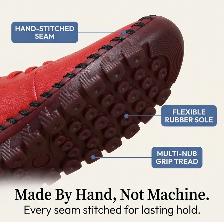 Marlowe™ - Hand-Stitched PU Loafers for All-Day Comfort