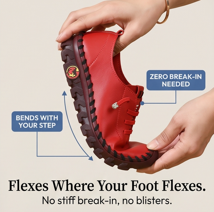 Marlowe™ - Hand-Stitched PU Loafers for All-Day Comfort