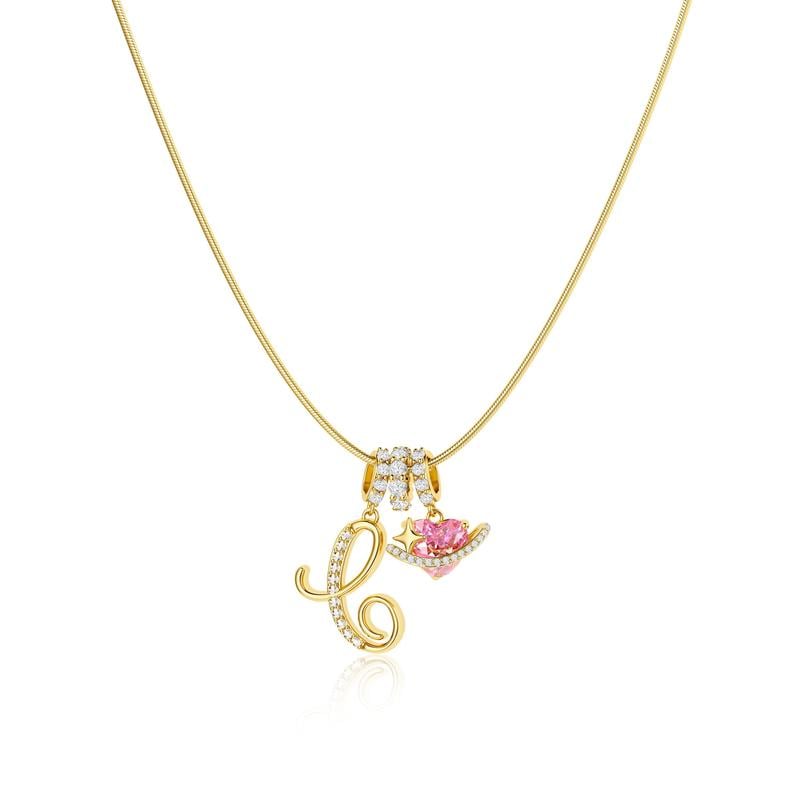 Levara™ – Personalized Initial Heart Necklace