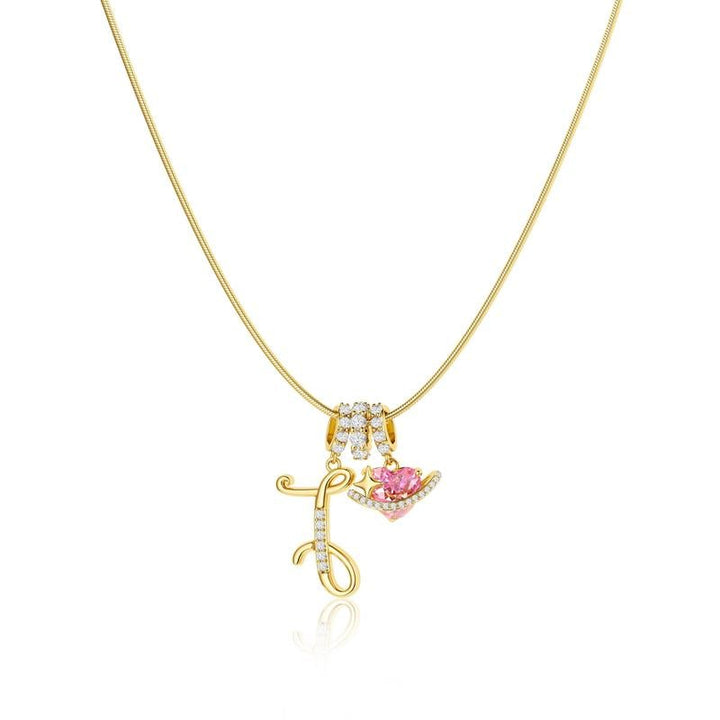 Levara™ – Personalized Initial Heart Necklace