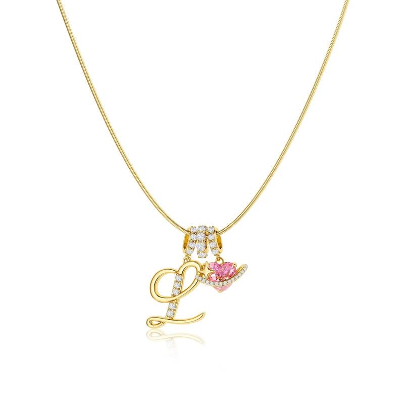 Levara™ – Personalized Initial Heart Necklace