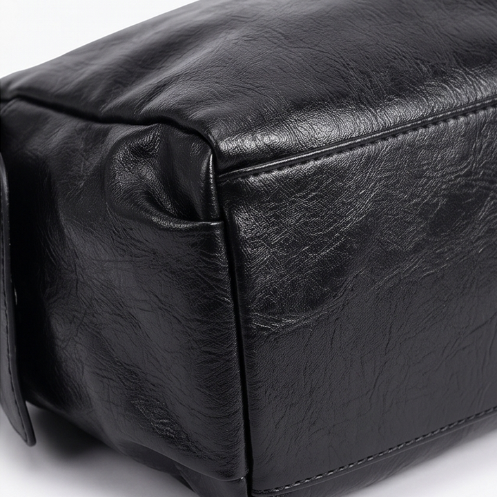 Noirvere™ — Slouchy Vegan Leather City Tote